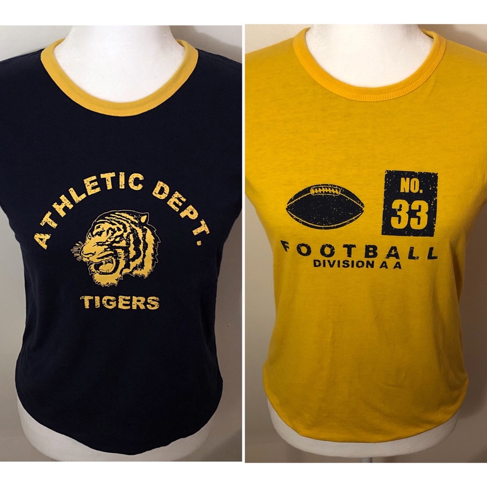 Vintage 90s reversible fitted graphic tee